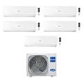 Immagine di Haier FLEXIS R32 Climatizzatore a parete penta split inverter Wi-Fi bianco | unità esterna 9 kW unità interne 7000+7000+7000+7000+15000 BTU 5U90S2SS2FA+AS[20|20|20|20|42]S2SF1FA-MW