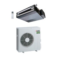 Immagine di Mitsubishi SEZ-M R32 Climatizzatore canalizzato monosplit inverter | unità esterna 7.1 kW unità interna 24000 BTU SUZ-M71VA+SEZ-M71DAL
