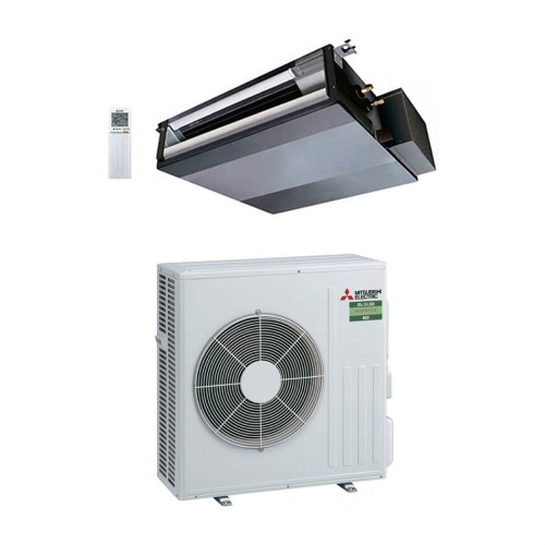 Immagine di Mitsubishi SEZ-M R32 Climatizzatore canalizzato monosplit inverter | unità esterna 7.1 kW unità interna 24000 BTU SUZ-M71VA+SEZ-M71DAL