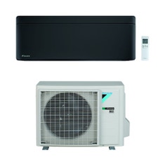 Immagine di Daikin STYLISH Climatizzatore a parete monosplit inverter Wi-Fi, nero | unità esterna 2.5 kW unità interna 9000 BTU SB.FTXA25BB/RXA