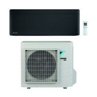 Immagine di Daikin STYLISH R32 Climatizzatore a parete monosplit inverter Wi-Fi, nero | unità esterna 5 kW unità interna 18000 BTU SB.FTXA50BB/RXA