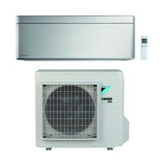 Immagine di Daikin STYLISH Climatizzatore a parete monosplit inverter Wi-Fi, silver | unità esterna 4.2 kW unità interna 15000 BTU SB.FTXA42BS/RXA