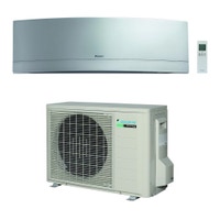 Immagine di Daikin EMURA R32 Climatizzatore a parete monosplit inverter Wi-Fi, silver | unità esterna 3.5 kW unità interna 12000 BTU SB.FTXJ35MS/RXJM