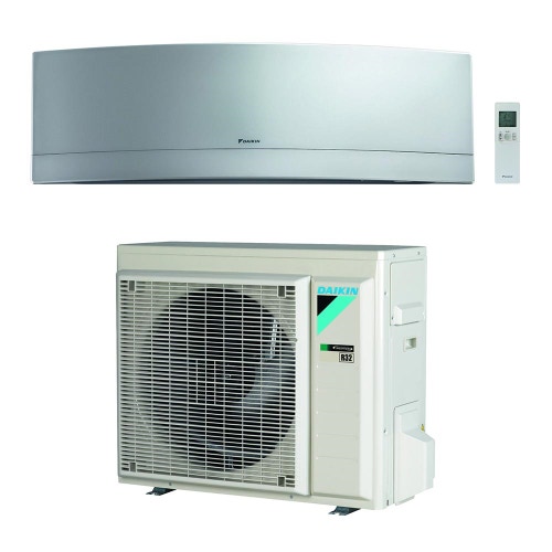 Immagine di Daikin EMURA R32 Climatizzatore a parete monosplit inverter Wi-Fi, silver | unità esterna 5 kW unità interna 18000 BTU SB.FTXJ50MS/RXJM