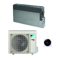 Immagine di Daikin FNA-A9 Pavimento da incasso R32 Climatizzatore monosplit inverter | unità esterna 5 kW unità interna 18000 BTU RXM50N9+FNA50A9