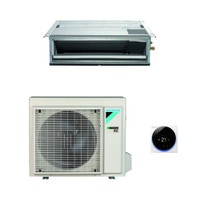 Immagine di Daikin FDXM-F9 Canalizzabile ultrapiatta R32 Climatizzatore monosplit inverter | unità esterna 5 kW unità interna 18000 BTU RXM50N9+FDXM50F9