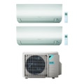 Immagine di Daikin PERFERA FTXM-N R32 Climatizzatore a parete dual split inverter Wi-Fi bianco | unità esterna 5 kW unità interne 9000+9000 BTU 2MXM50M9+2xFTXM25N