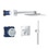 Immagine di Grohe GROHTHERM SMARTCONTROL Set doccia Rainshower SmartActive 310 Cube 34706000