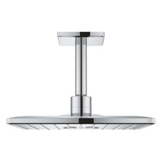 Immagine di Grohe RAINSHOWER SMARTACTIVE 310 Cube Set soffione doccia a soffitto altezza 142 mm, 2 getti, finitura cromo 26481000