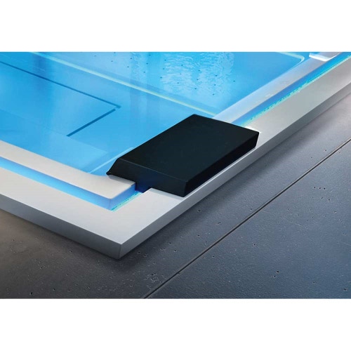 Immagine di Treesse cuscino poggiatesta morbido antracite per minipiscina Ghost Zen e Zen Active 202CU