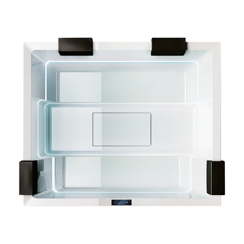 Immagine di Treesse GHOST REST minipiscina rettangolare L.240 P.195 H.85 cm, con idromassaggio Ghost System e comando touch V192H