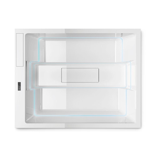 Immagine di Treesse GHOST MAYA minipiscina rettangolare L.260 P.205 H.95 cm, con idromassaggio Ghost System e comando touch V232GBN