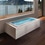Immagine di Treesse GHOST FUSION SPA 220 minipiscina da esterno rettangolare L.220 P.120 H.67 cm, con idromassaggio Ghost System e comando touch V862O