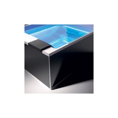 Immagine di Treesse Pannellatura nero satinato per installazione minipiscina centrostanza Ghost Plus Shadow N22GPS