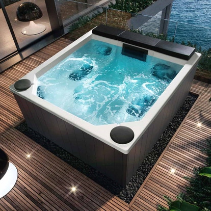 Treesse V863H GHOST FUSION SPA 230 Minipiscina da INTERNO rettangolare ...