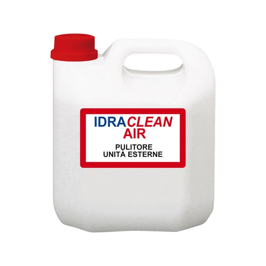 Immagine di Foridra IDRACLEAN AIR detergente a pH neutro per batterie alettate delle unità esterne di trattamento aria e terminali di impianti di climatizzazione, tanica da 5 kg I.AIRT5