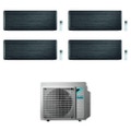 Immagine di Daikin STYLISH R32 Climatizzatore a parete quadri split inverter Wi-Fi blackwood | unità esterna 6.8 kW unità interne 5000+7000+7000+12000 BTU 4MXM68N+CTXA[15]BT+FTXA[20|20|35]BT