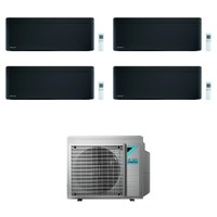 Immagine di Daikin STYLISH R32 Climatizzatore a parete quadri split inverter Wi-Fi nero | unità esterna 7.4 kW unità interne 5000+5000+5000+7000 BTU 4MXM80N+CTXA[15|15|15]BB+FTXA[20]BB