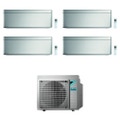 Immagine di Daikin STYLISH R32 Climatizzatore a parete quadri split inverter Wi-Fi silver | unità esterna 6.8 kW unità interne 5000+5000+5000+7000 BTU 4MXM68N+CTXA[15|15|15]BS+FTXA[20]BS