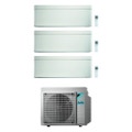 Immagine di Daikin STYLISH R32 Climatizzatore a parete trial split inverter Wi-Fi bianco | unità esterna 6.8 kW unità interne 5000+15000+15000 BTU 3MXM68N+CTXA[15]AW+FTXA[42|42]AW