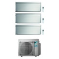 Immagine di Daikin STYLISH R32 Climatizzatore a parete trial split inverter Wi-Fi silver | unità esterna 6.8 kW unità interne 5000+7000+7000 BTU 3MXM68N+CTXA[15]BS+FTXA[20|20]BS
