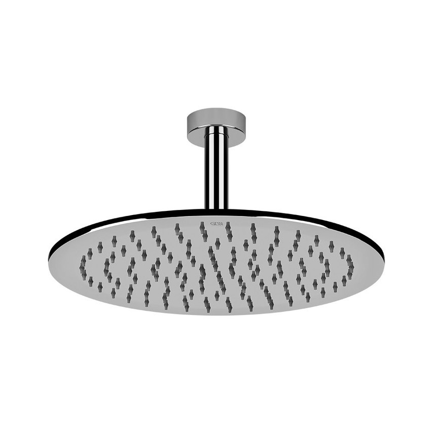Immagine di Gessi EMPORIO SHOWER soffione anticalcare per doccia, a soffitto, orientabile, finitura cromo 47370#031