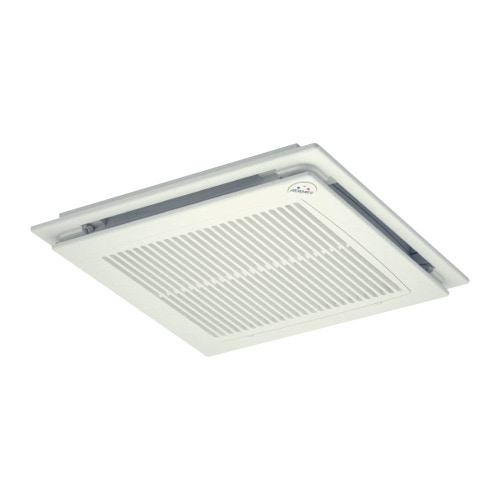 Immagine di Aermec Griglia di ripresa e mandata aria 615x615 per cassetta serie FCL 32/72 con alette orientabili con telecomando, predisposta per abbinamento con resistenza RXLE GLF10EH