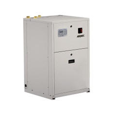 Immagine di Aermec WRL Pompa di calore condensata ad acqua reversibile lato gas trifase, con valvola termostatica elettronica e accumulo, per applicazione acqua di falda WRL031XHA°VP°°°
