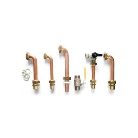 Immagine di Baxi Kit raccordi telescopici (con rubinetto gas e acqua sanitaria) 7106980