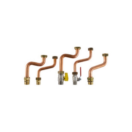 Immagine di Baxi Kit raccordi telescopici incasso (con rubinetto gas e acqua sanitaria) A7736310