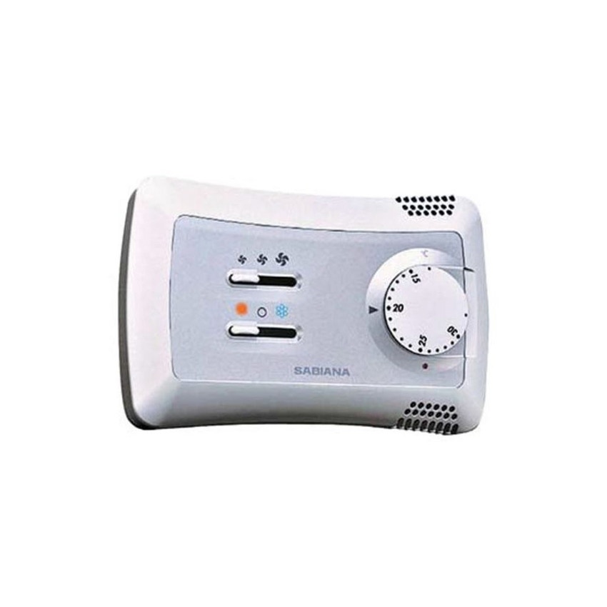 Immagine di Sabiana WM-T Comando a parete 3 velocità con termostato elettronico e commutatore estate/inverno manuale, per modelli MTL 1-2 9066630