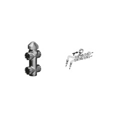 Immagine di Sabiana Valvola a 3 vie ON-OFF con detentore a regolazione micrometrica + kit collegamento non montata (modello 42-52-62) 9079501W