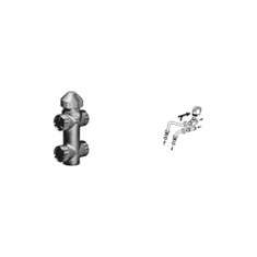 Immagine di Sabiana Valvola a 3 vie ON-OFF + kit collegamento semplificato non montata (modello 42-52-62) 9079521W