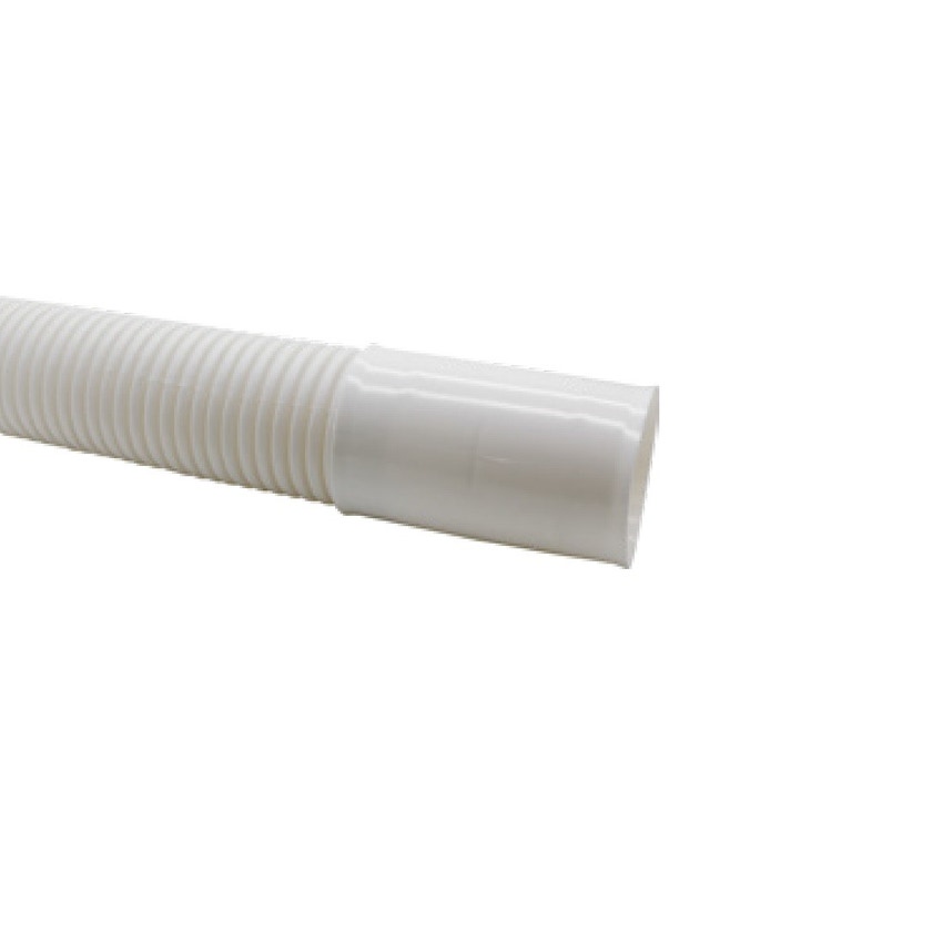 Immagine di Irsap Manicotto per giunzione condotto flessibile circolare, diametro interno 75 mm, diametro esterno 80 mm, in polipropilene, colore bianco DPLMAN007500000