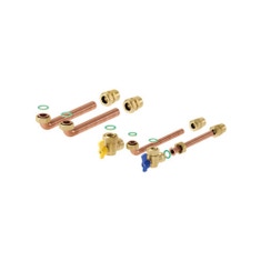Immagine di Beretta Kit raccordi idraulici a muro e rubinetto gas per caldaie combinate 20132005
