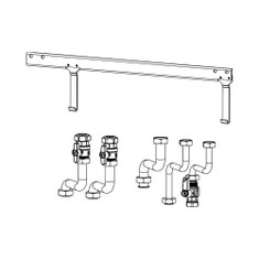 Immagine di Beretta Kit raccordi per installazione da incasso per caldaie combinate  20134477
