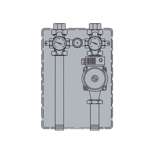 Immagine di Vaillant Modulo di distribuzione idraulica per zona diretta con pompa elettronica ad alta efficienza (classe A) 0020191817