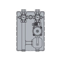 Immagine di Vaillant Modulo di distribuzione idraulica per zona miscelata con pompa ad alta efficienza (classe A) e miscelatrice 0020191788