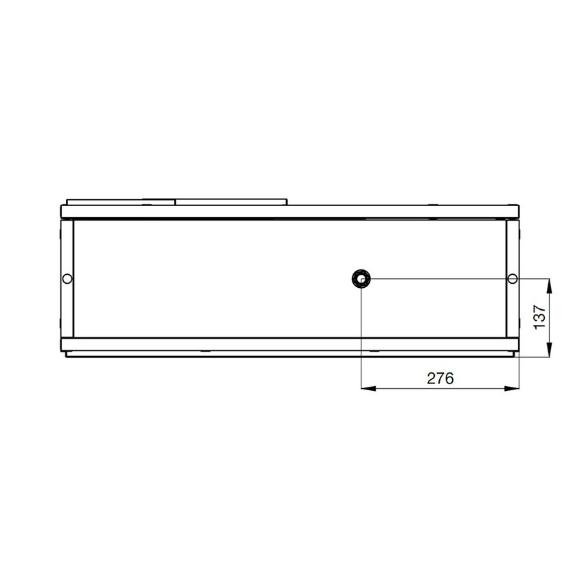 Immagine di Irsap IRSAIR H 150 controllo E unità di ventilazione a doppio flusso con recupero di calore con controllo remoto Touch Screen, posizionamento orizzontale URED015HRE000