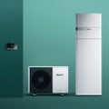 Immagine di Vaillant Kit aroTHERM plus VWL 55/6 A 230V S3 Pompa di calore aria/acqua monoblocco monofase + uniTOWER plus VIH QW 190/6 E Modulo a basamento con resistenza 0010038560