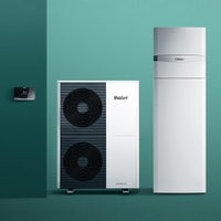 Immagine di Vaillant Kit aroTHERM plus VWL 155/6 A 230V S3 Pompa di calore aria/acqua monoblocco monofase + uniTOWER plus VIH QW 190/6 E Modulo a basamento con resistenza 0010038570