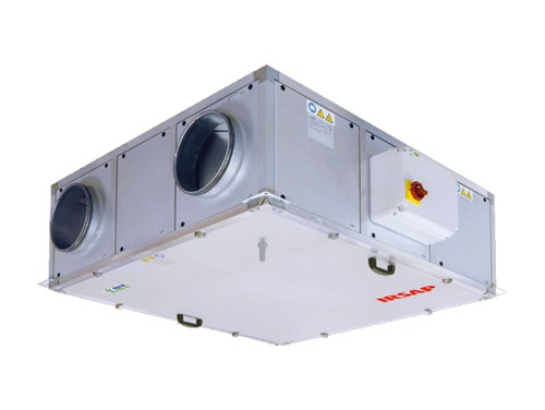 Immagine di Irsap IRSAIR H 850 controllo E unità di ventilazione a doppio flusso con recupero di calore con controllo remoto Touch Screen, posizionamento orizzontale URED085HRE000