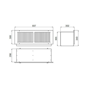 Irsap IR-FIL filtro F7 standard, per sostituzione periodica adatta