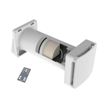 Immagine di Irsap PULSE 30 unità di ventilazione a flusso alternato con recupero di calore per sistemi di ventilazione meccanica controllata decentralizzati UREP00300S000