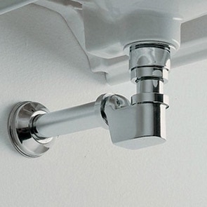 Immagine di Flaminia sifone ribassato per bidet 1"1/4, finitura cromo SIFB/CR
