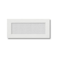 Immagine di Irsap QUADRA A griglia di immissione ed estrazione 450x100 in acciaio stampato per plenum MULTI, portata 90/120 m³/h TLZGRI04510MA0