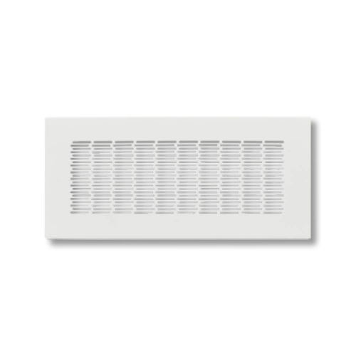 Immagine di Irsap QUADRA B griglia di immissione ed estrazione 250x100 in acciaio stampato per plenum MULTI, portata 30/60 m³/h TLZGRI02510MB0