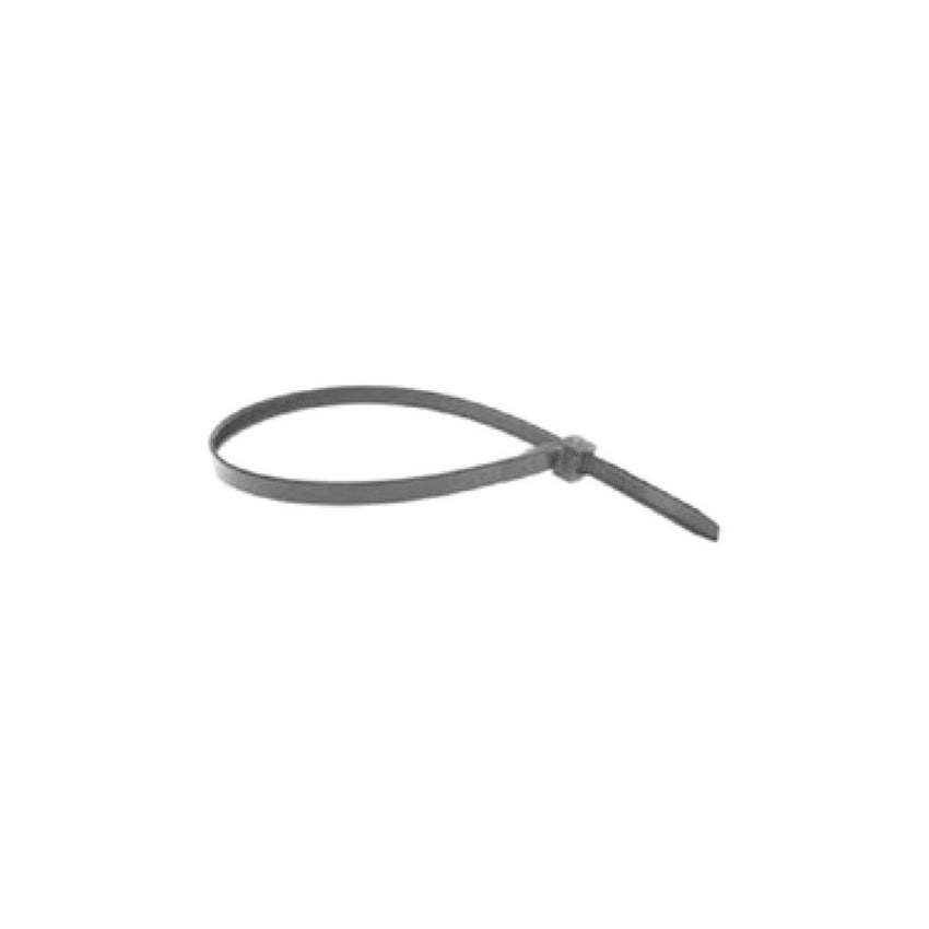 Immagine di Irsap Fascetta stringitubo in nylon di colore nero con testina autobloccante, lunghezza 78 cm A00FAS0200