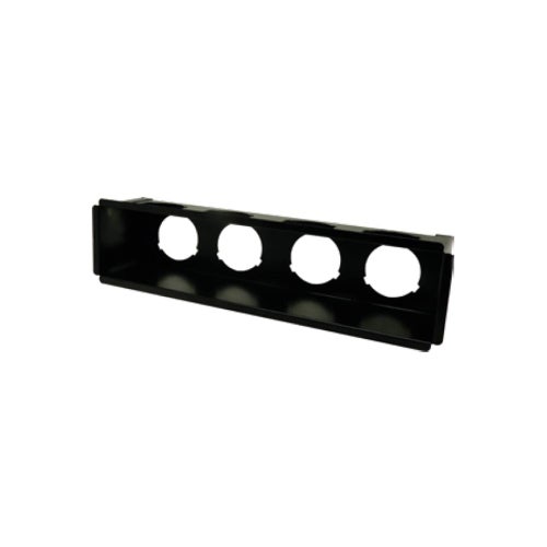 Immagine di Irsap Plenum terminale MULTI 4 attacchi L.450 H.100 cm, per montaggio con griglie QUADRA, portata 120 m³/h TLZPLE04510M0