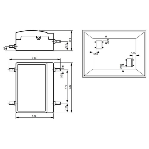 Immagine di Vaillant fluoCOLLECT VWW 11/4 SI modulo di scambio acqua di falda per pompe di calore 5-11 kW 0010016719